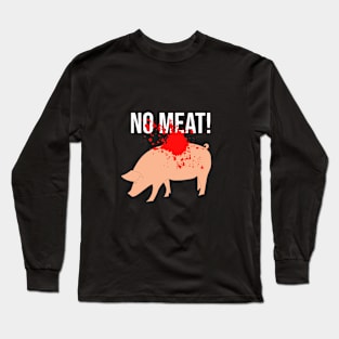 No meat fan art Long Sleeve T-Shirt